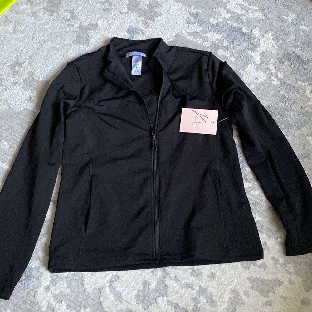 Hoddie with zipper black size M NEW